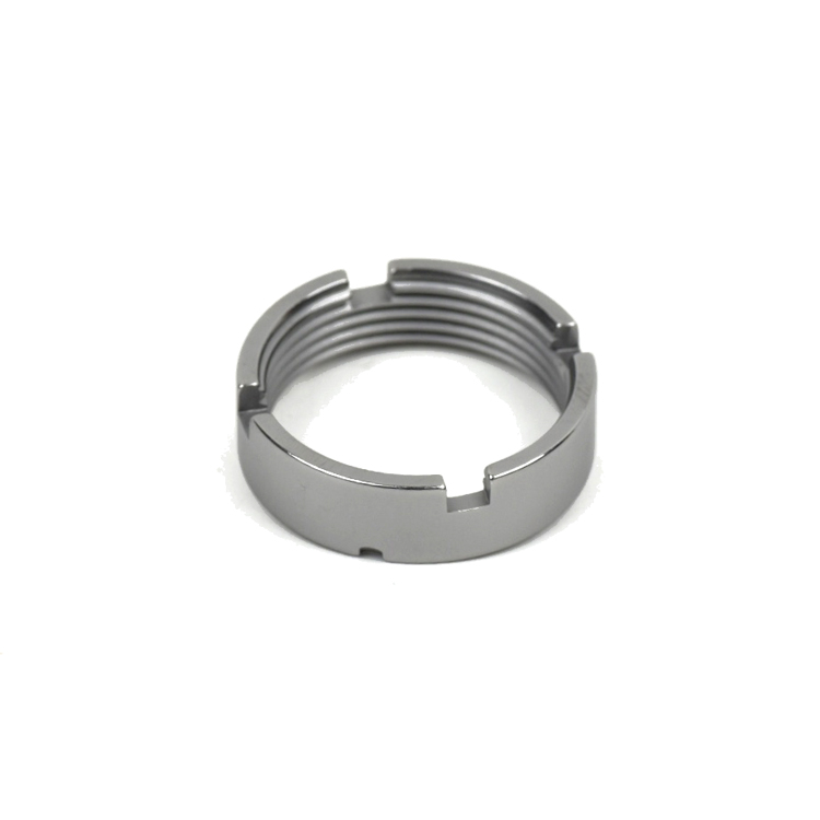 Aero Castle Nut Polished Silver CrN