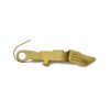 Glock OEM Extended Slide Release Satin Gold TiN