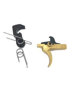 AR-15 Aero Fire Control Group Trigger Satin Gold TiN