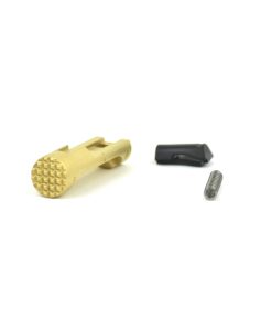 Sig Sauer P320 AXG Magazine Release Satin Gold TiN