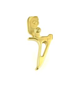 Sig Sauer OEM P320 Skeletonized Flat Trigger Polished Gold TiN