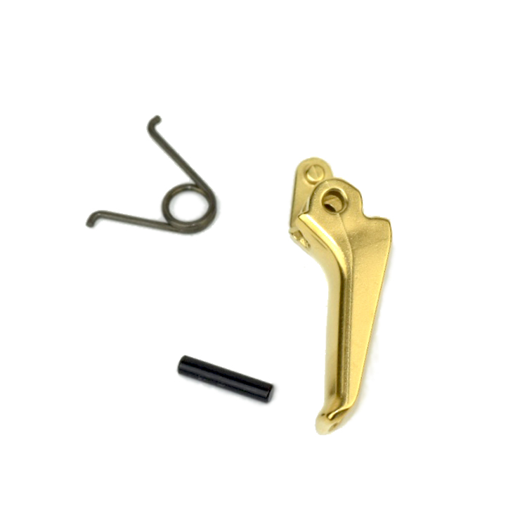 Sig Sauer OEM P365 Flat Trigger Polished Gold TiN