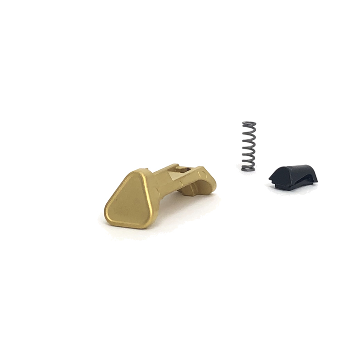OEM P365 Mag Release Satin Gold TiN