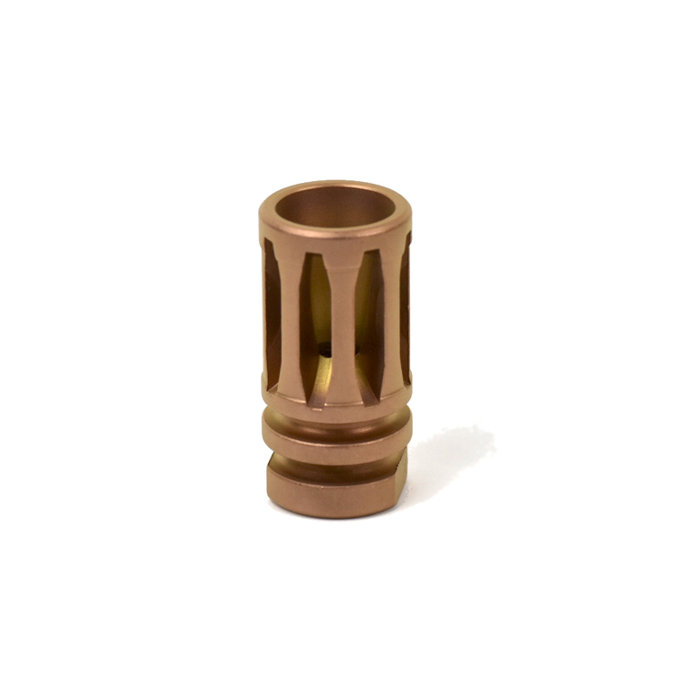 Aero A2 Bird Cage Flash Hider AR15 Satin Copper ZrCN