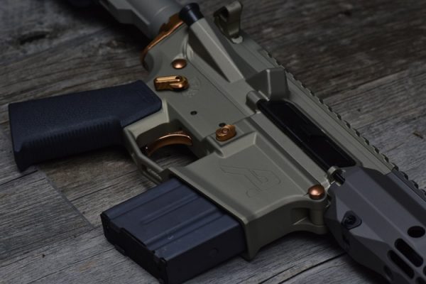 Copper AR15 parts kit Clear Lower